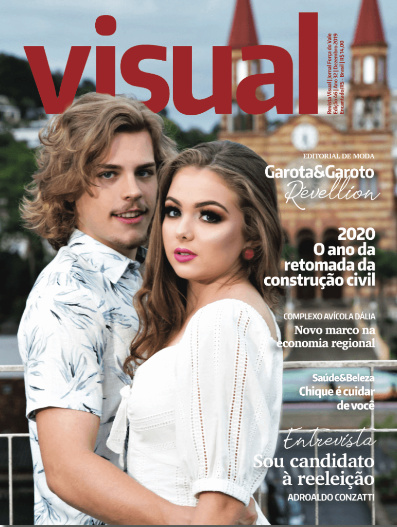 Capa da Revista Visual | Jornal Força do Vale | Edição 46 | Ano 32 | Dezembro 2019