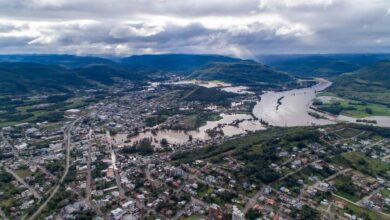 Cidades foram afetadas pelas cheias na maior enchente da história do Rio Taquari
