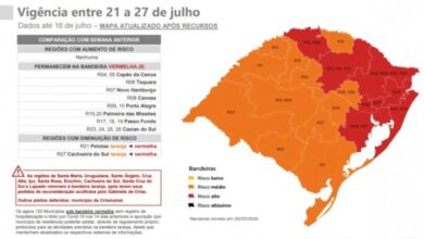 Mapa definitivo da 11ª rodada do Distanciamento Controlado