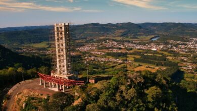 A obra do Cristo de Encantado, iniciada em julho de 2019, deverá estar concluída até maio de 2021.