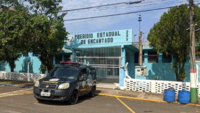 Suspeito preso recolhido Presídio Estadual de Encantado