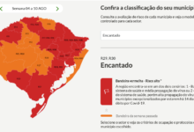 Mapa do Distanciamento Controlado - Semana 4 a 10 de agosto.