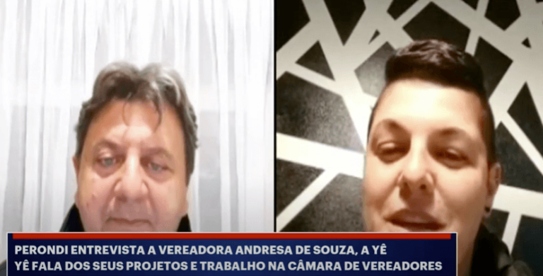 Perondi entrevista Andresa de Souza, a Yê