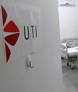 UTI Covid do Hospital Beneficente Santa Terezinha, em Encantado