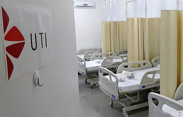 UTI Covid do Hospital Beneficente Santa Terezinha, em Encantado