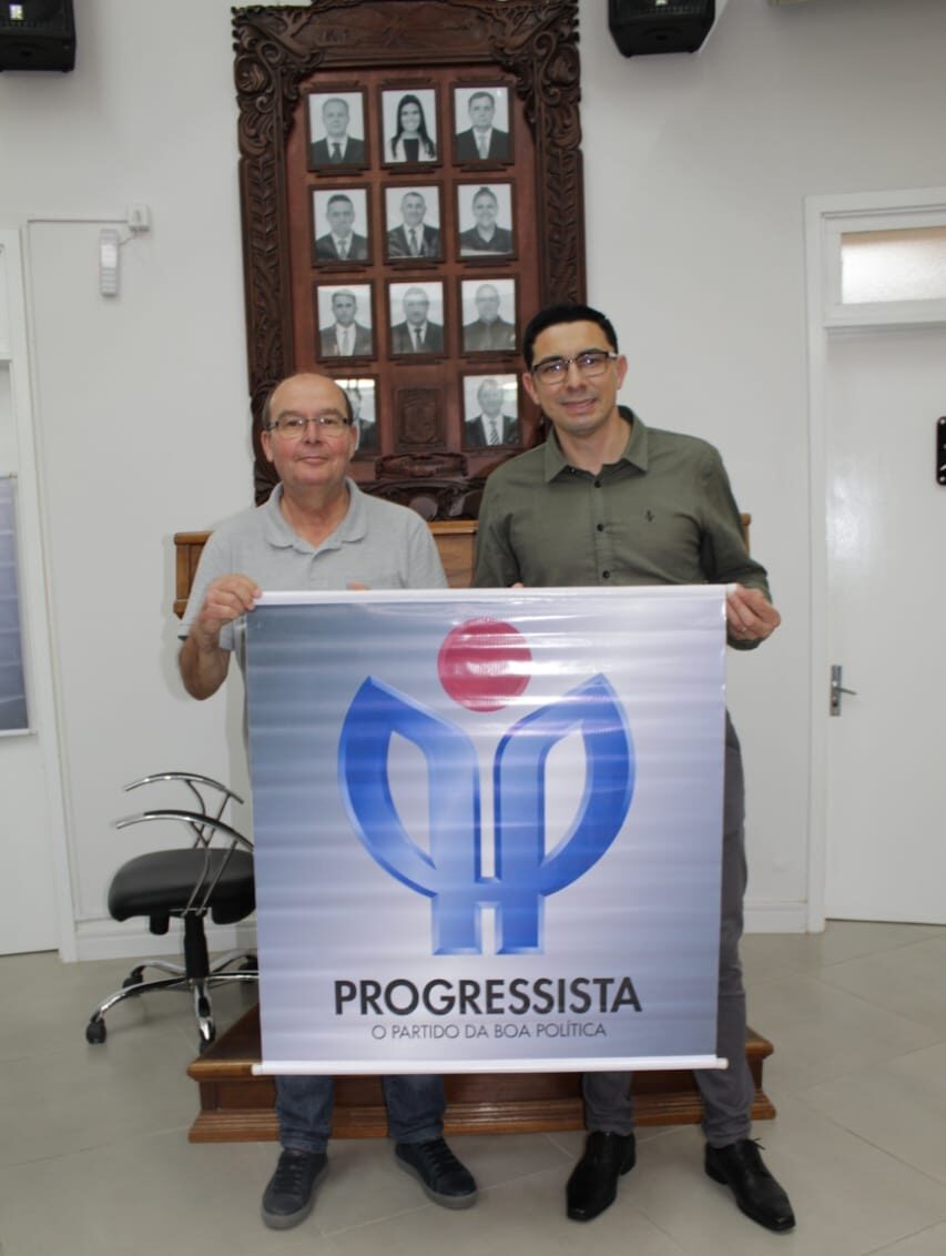 Os candidatos do Progressistas Paulo e Enoir.