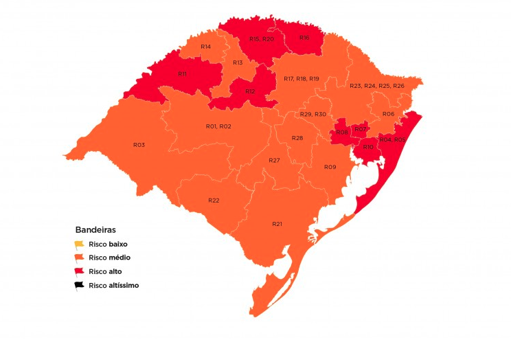 Após deferimento do recurso o Vale do Taquari volta para a Bandeira Laranja