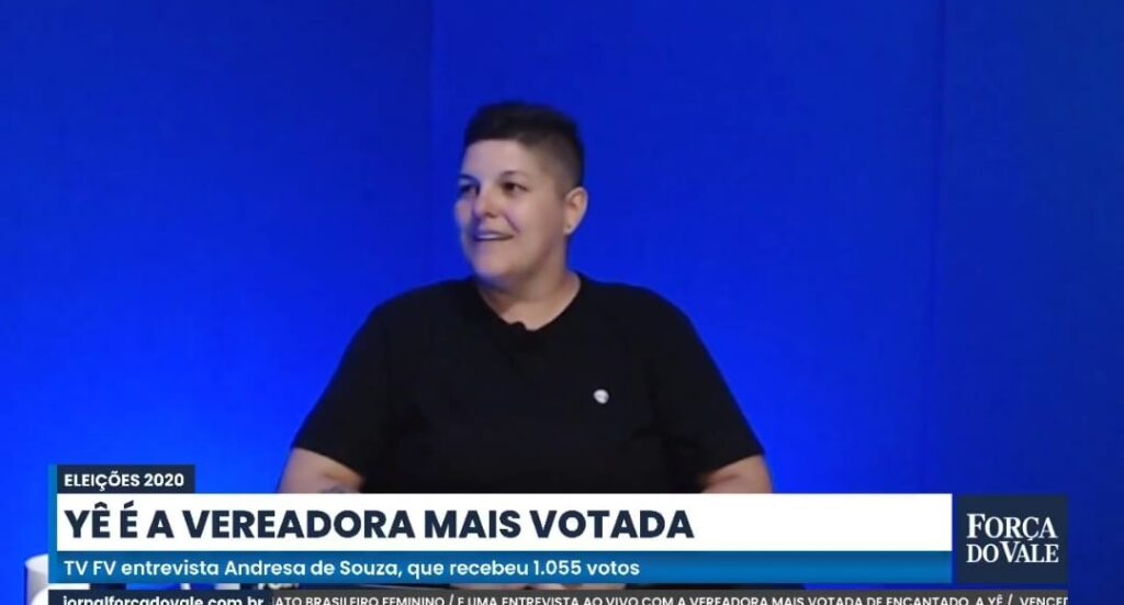 A vereadora Yê foi reeleita com 1.055 votos.