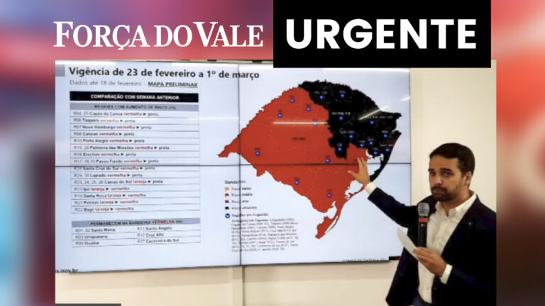 URGENTE | Bandeira preta no Vale: apenas serviços essenciais vão funcionar