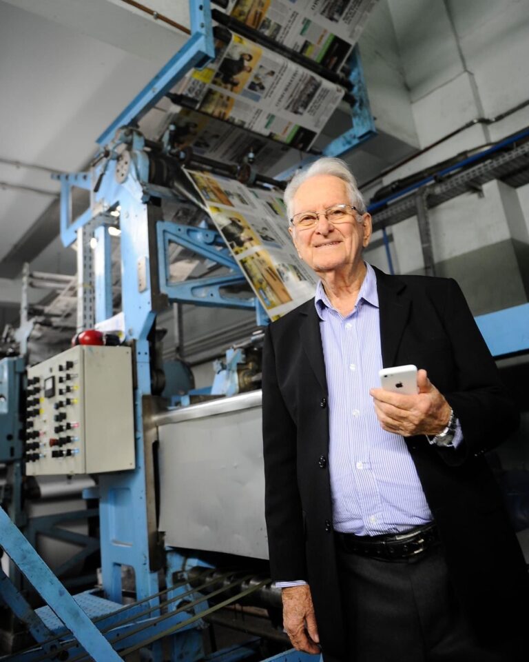 Morre Oswaldo Carlos van Leeuwen, fundador do Informativo do Vale