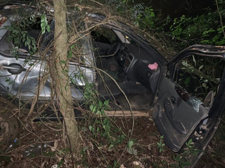 Homem sai da pista na RS 129 na madrugada deste domingo