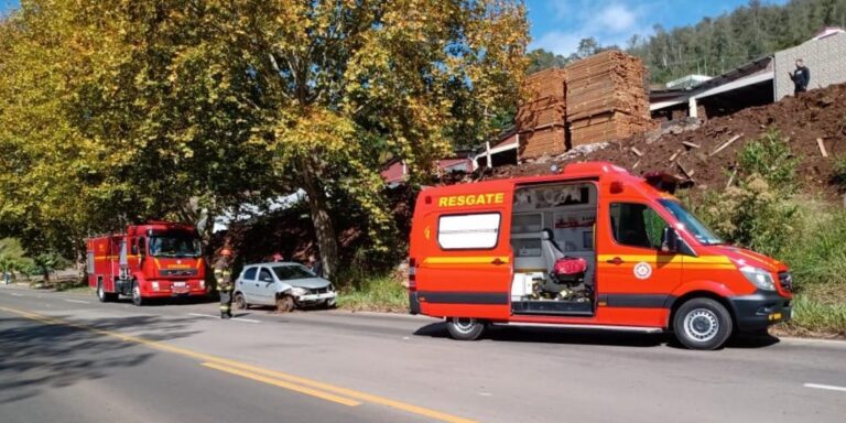 Homem se acidenta em Muçum e recusa atendimento dos bombeiros