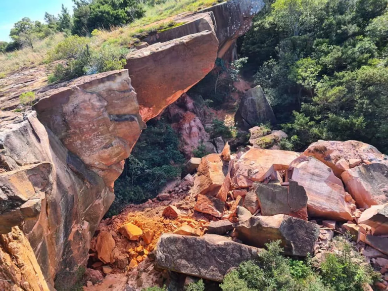 ‘Ponte de Pedra do Tigre’, ponto turístico natural de Alegrete, desaba