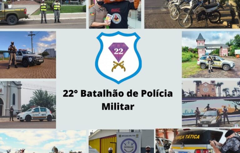 Em comemoração dos 16 anos de serviço à comunidade, o 22º Batalhão da Brigada Militar promove atividade educativa