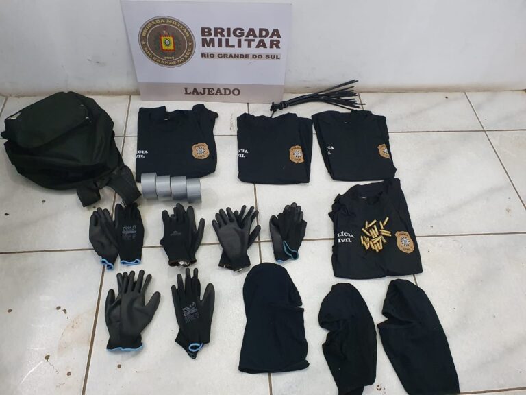 Brigada Militar de Lajeado realiza apreensão de veículo suspeito