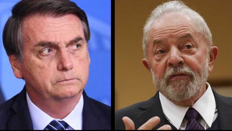 Segundo pesquisa da CNT, Lula tem 41,3% das intenções de voto e Bolsonaro, 26,6%