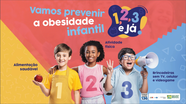 Ministério de Saúde lança Campanha Nacional de Prevenção à Obesidade Infantil