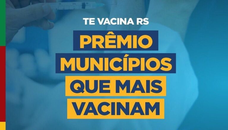 Nova Bréscia está entre os municípios vencedores da segunda etapa do Prêmio Te Vacina RS
