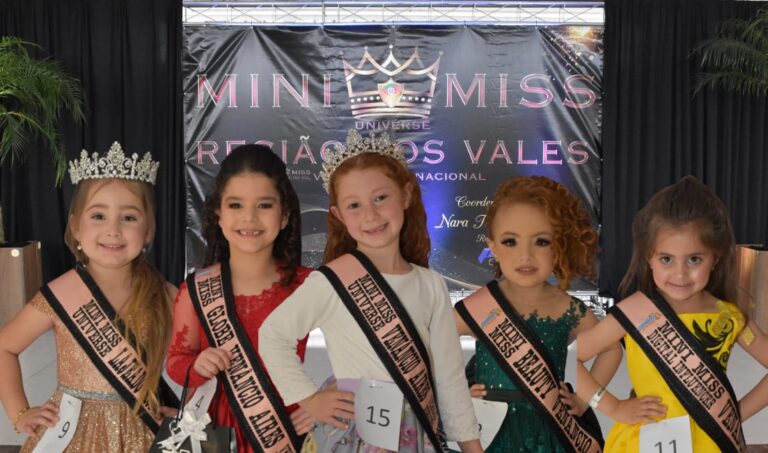 Bresciense representa a região com outras quatro candidatas no Mini Miss Universe RS