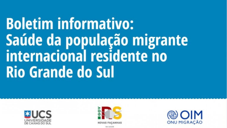 Boletim apresenta dados sobre a Saúde da População Migrante no RS