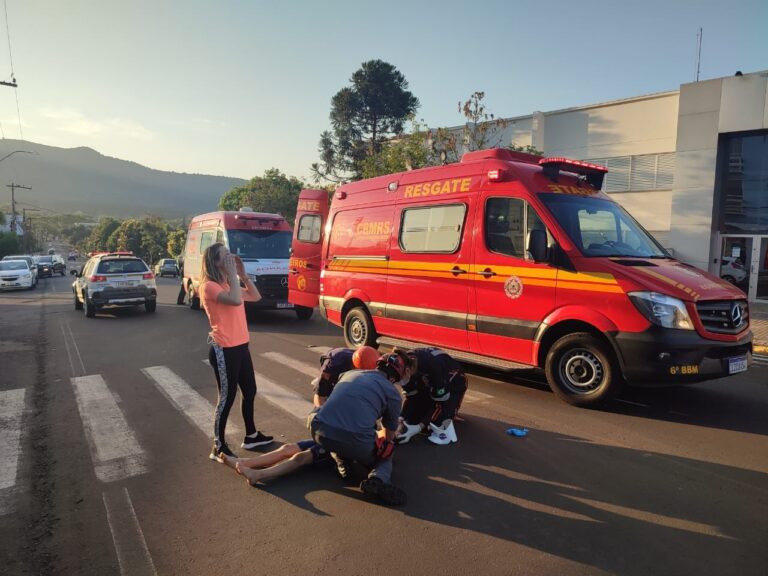 Criança de 8 anos é atropelada em Encantado