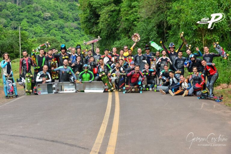 1º Treino Skate Downhill Speed movimenta a cidade de Doutor Ricardo