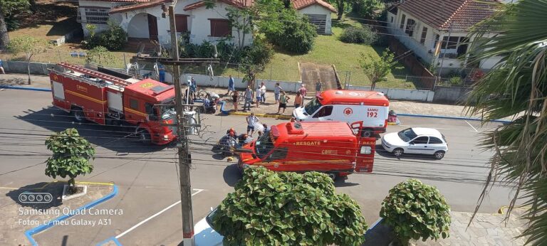 Acidente na Rua da Monsenhor Scalabrini