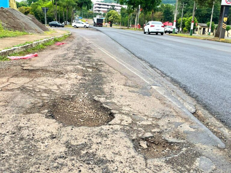 Administração de Encantado solicita recuperação do acostamento da ERS 129