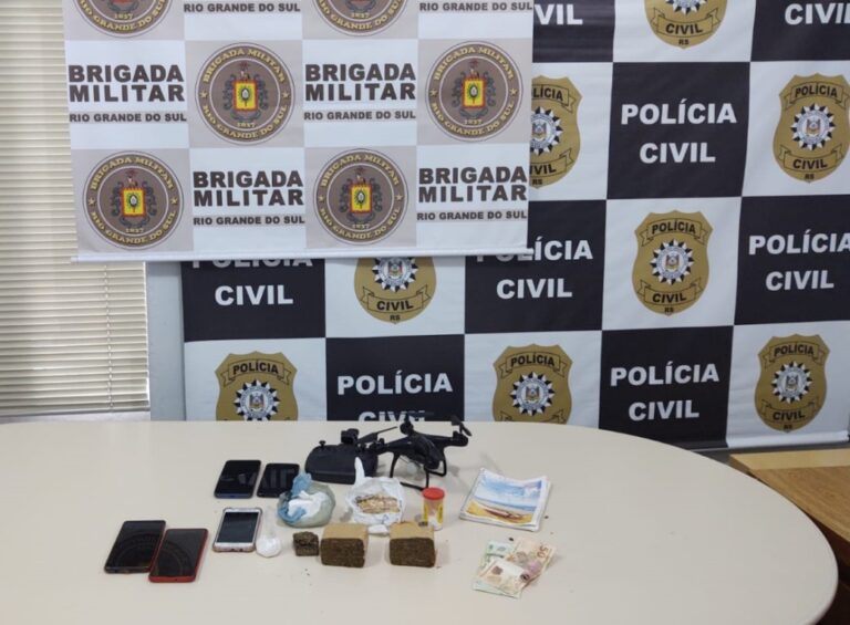 Prisão por tráfico de drogas em Encantado