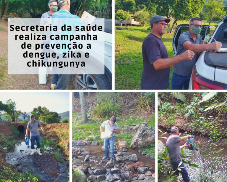 Secretaria da Saúde de Roca Sales realiza campanha para prevenção da proliferação do Aedes aegypti