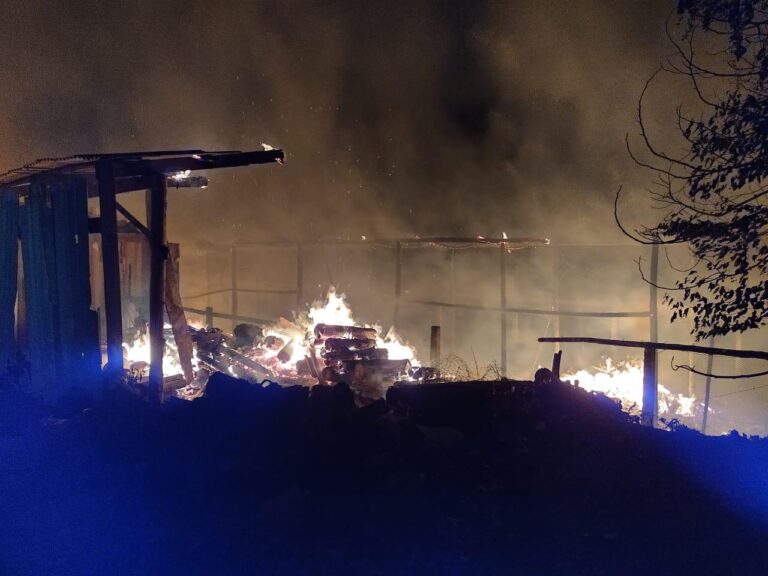 Incêndio consome aviário em Encantado
