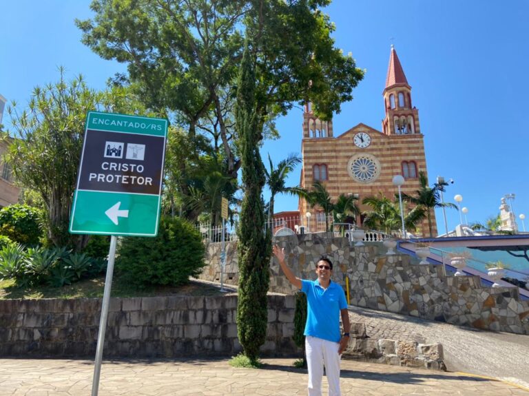 Padre Mauro, da Paróquia de Encantado, fará caminhada de 100 km até o Cristo Protetor