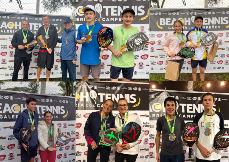 Encantadenses conquistam 11 premiações na Copa Fenachim de Beach Tennis