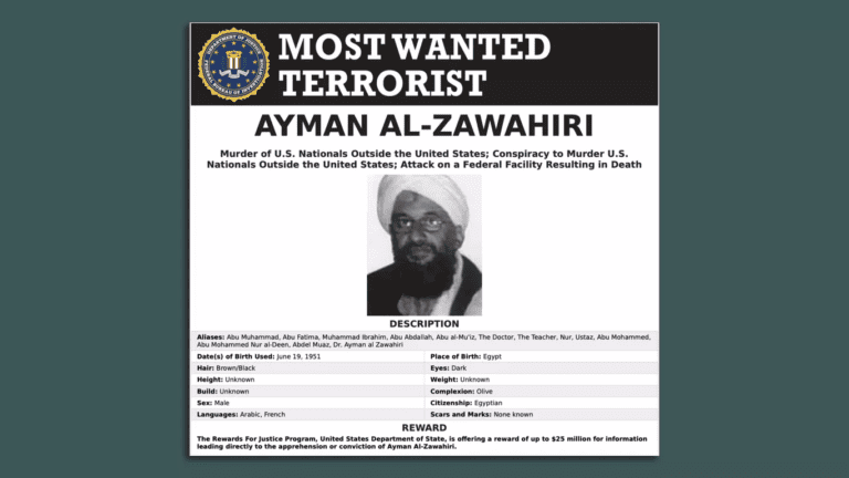 Ayman al-Zawahiri, um dos terroristas mais procurados do mundo, é executado pela CIA