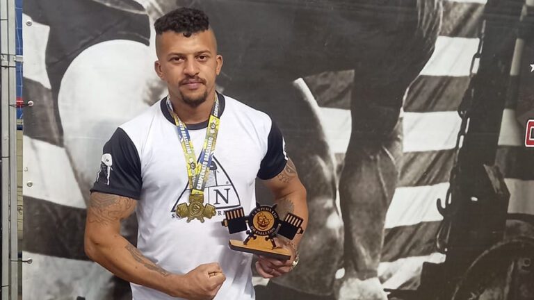 Muçunense Josué Zavaschi conquista campeonato de levantamento de peso em Porto Alegre