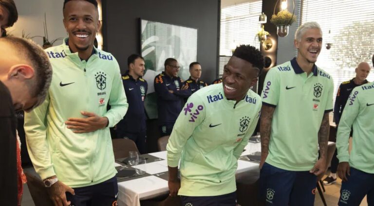 Jogadores se apresentam à Seleção Brasileira na Itália; Neymar e Marquinhos são ausências no primeiro treinamento