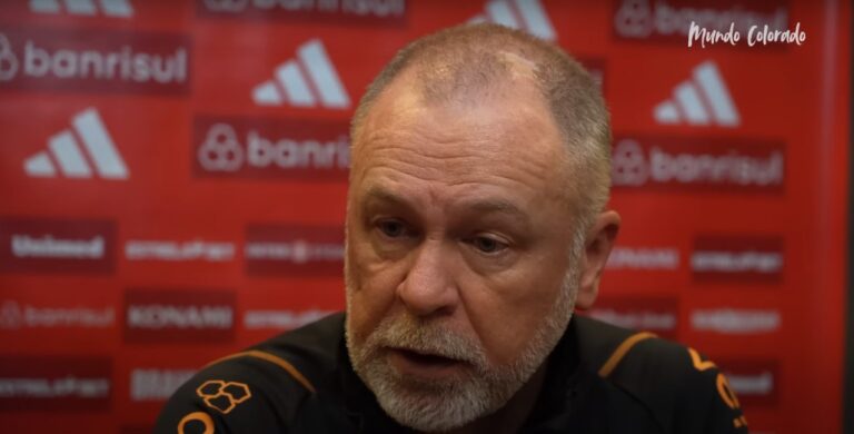 “Não somos melhores tecnicamente que os outros”, diz o técnico do Inter após derrota para o Atlético Mineiro