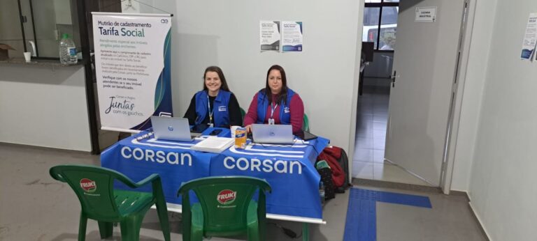 Corsan inicia mutirão de adesão à Tarifa Social no Vale do Taquari