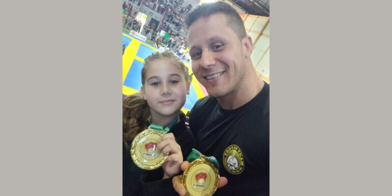 Campeonato Gaúcho de Jiu-Jitsu | Pai e filha no podium