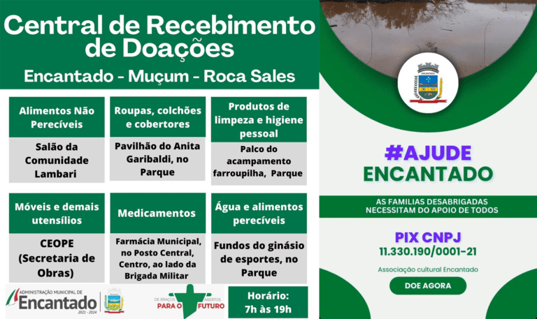 Comunicado Prefeitura de Encantado 05 de Setembro de 2023