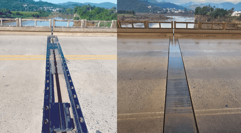 Após anos de espera, DAER realiza manutenção na ponte entre Roca Sales e Encantado