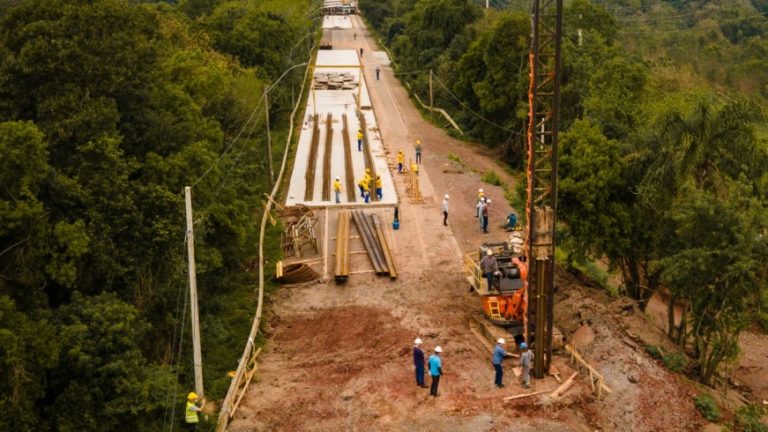 EGR inicia fundações da nova ponte sobre o Rio Forqueta, entre Lajeado e Arroio do Meio