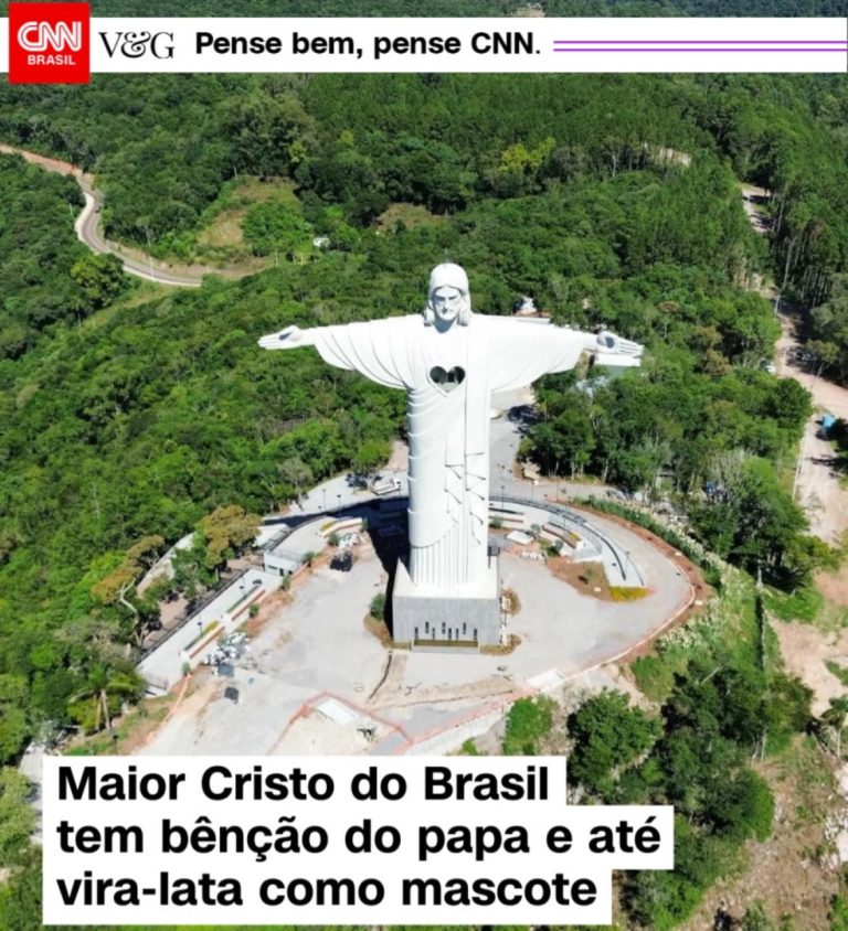 Cristo Protetor de Encantado ganha destaque nacional na CNN
