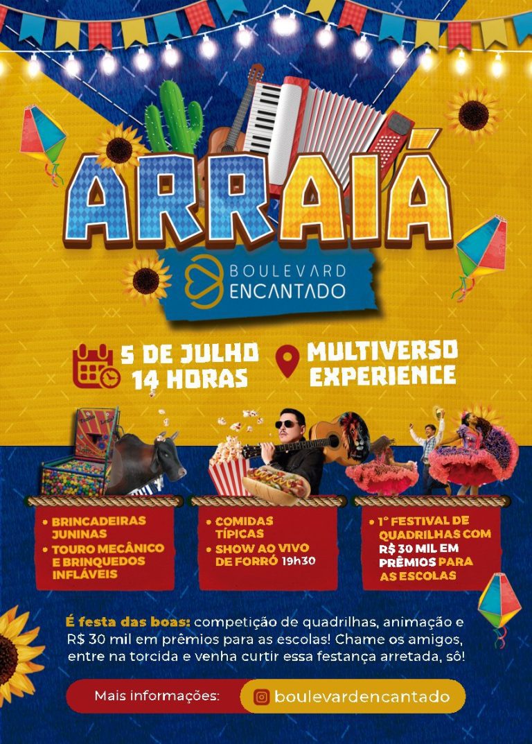 Festival de quadrilhas do Boulevard vai premiar escolas com até R$ 30 mil