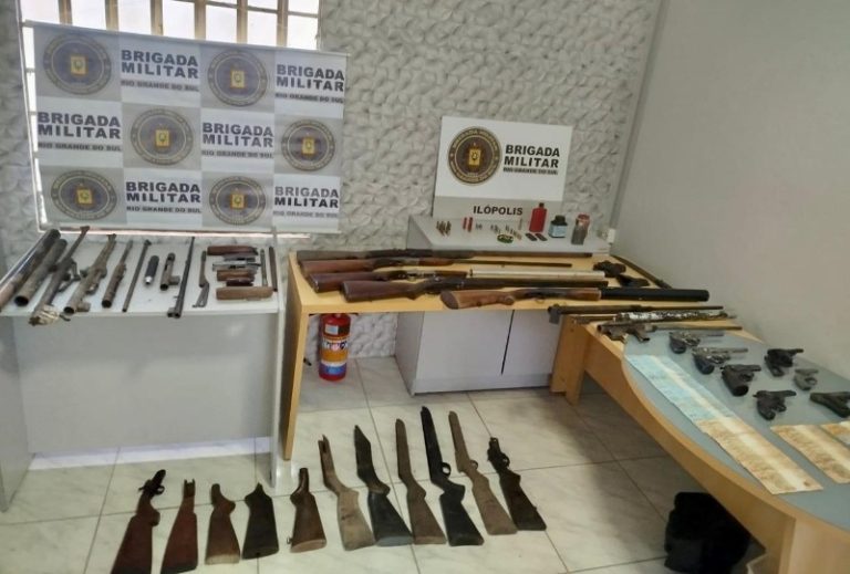 Polícia fecha oficina clandestina de armas em Ilópolis e prende responsável