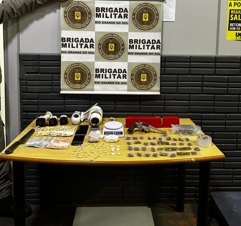 Operação Cerco Fechado resulta em prisão por tráfico e posse de arma em Encantado
