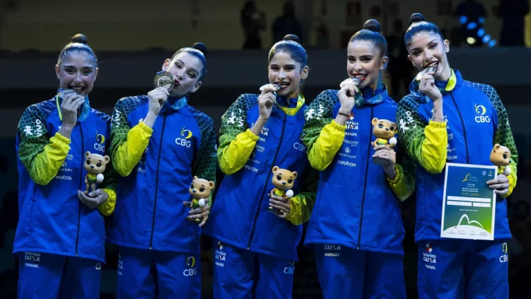 Brasil conquista suas primeiras medalhas em Mundial de Ginástica Rítmica