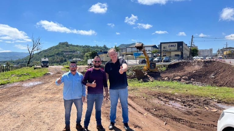 Obras da nova ponte na rua General Daltro Filho têm início em Roca Sales