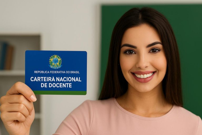 Carteira nacional do professor será emitida em outubro
