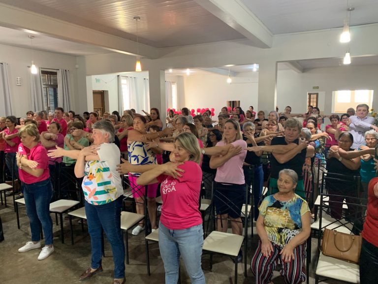 Roca Sales realiza encontro do Outubro Rosa com palestras e ações de bem-estar